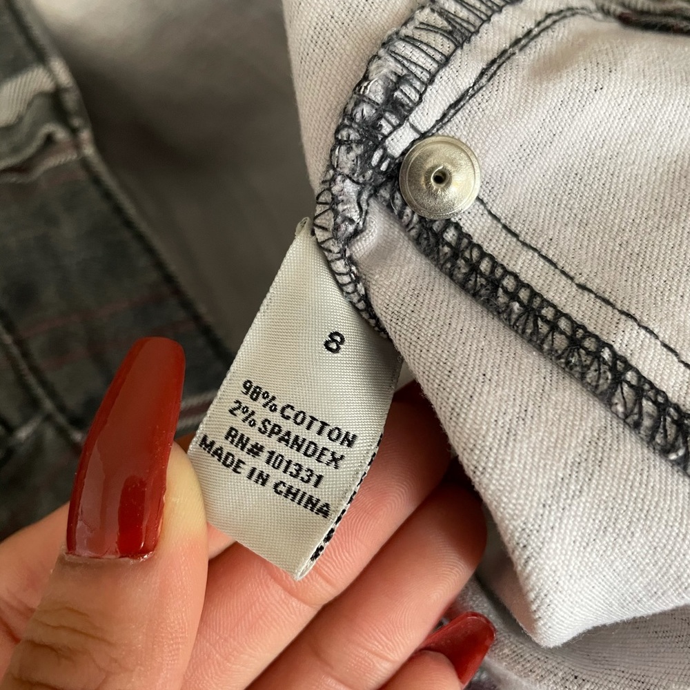 Fun Striped High Rise Jeans